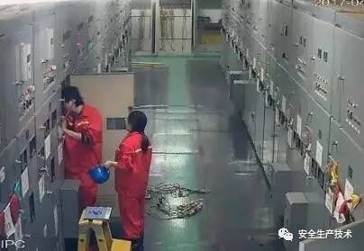 用電安全——值班人員非法進入高壓開關柜，并遭受6kV高壓電擊。