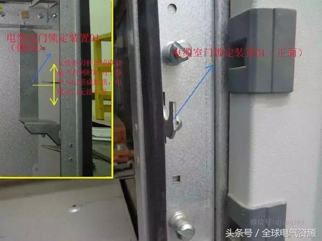 ABB高壓開關柜 5機械鎖細節，建議收藏！