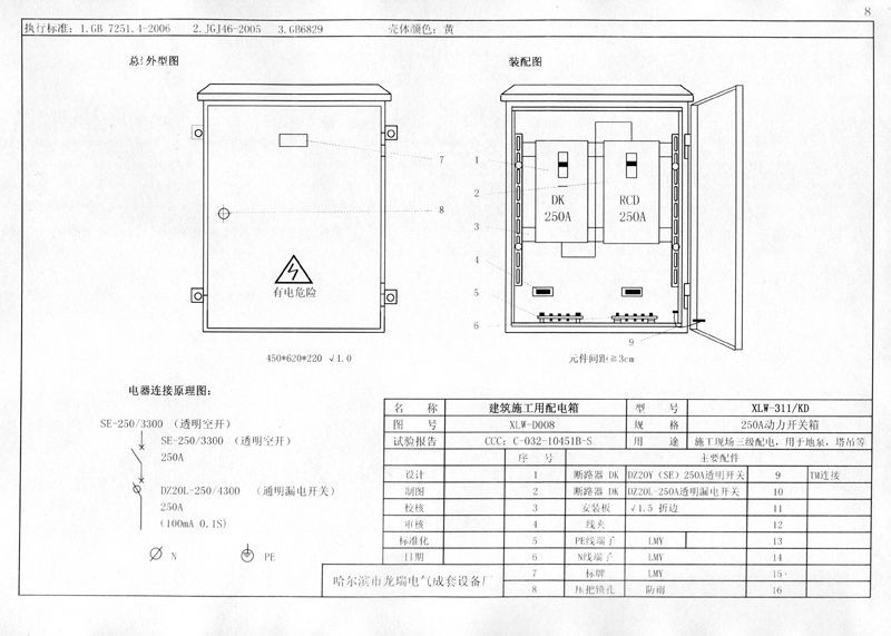 機電的！施工現場臨時用電配電箱(機柜)標準化配置圖集，只有這一個！