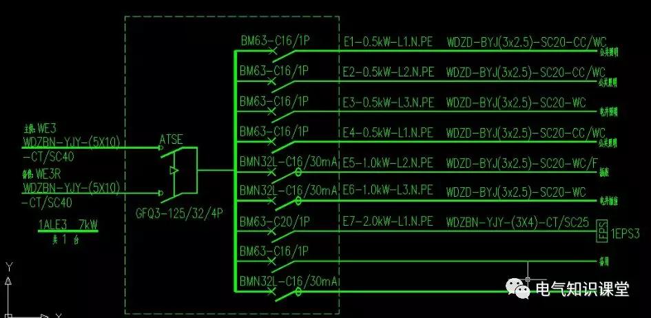 配電箱系統圖中的字母是什么意思？教你如何閱讀配電箱系統圖！