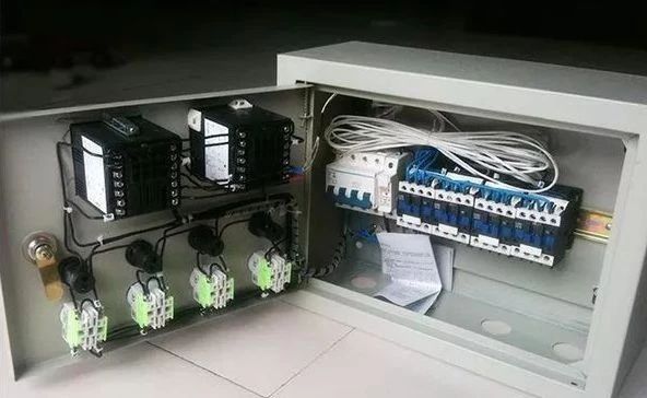 配電箱在技術要求中:如何定義左門或右門？圖紙示例
