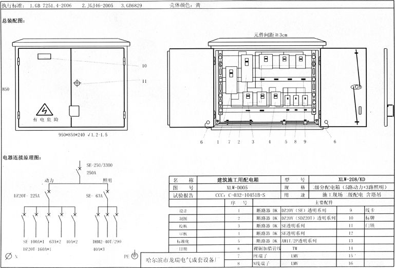 標準化示例|如何配置施工現場臨時用電配電箱(機柜)？