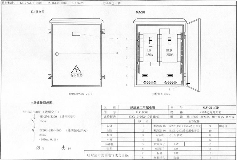 標準化示例|如何配置施工現場臨時用電配電箱(機柜)？